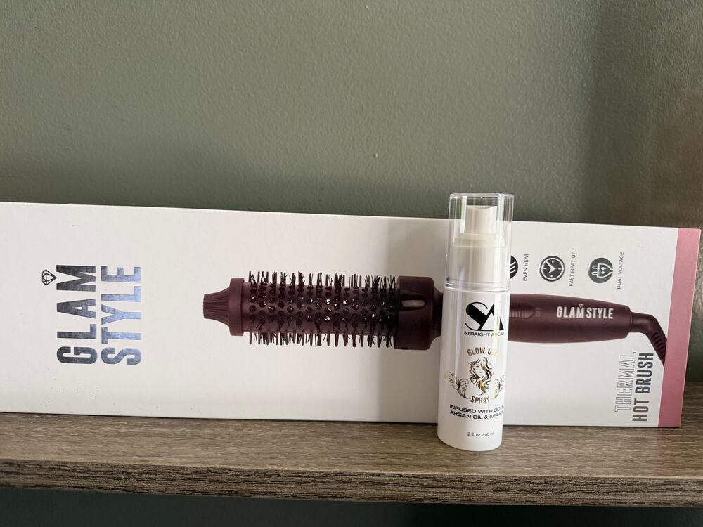 Thermal Hot Brush + Blow Out Spray Styling Set